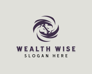 Horse Finance Investment logo design