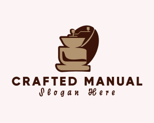 Coffee Grinder Kitchenware logo design