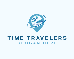 Travel Tourism Cruise logo design