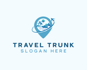 Travel Tourism Cruise logo design