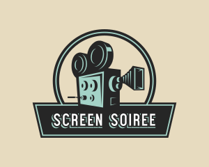 Cinema Movie Camera logo design