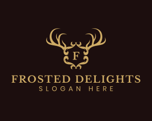 Deer Horn Crest logo design