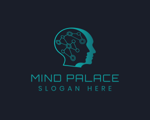 Genius Technology Mind logo design