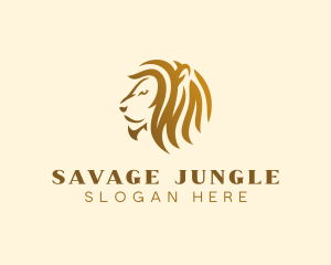 Luxury Lion Jungle logo design