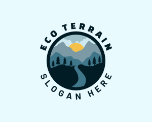 Outdoor Terrain Pathway logo design