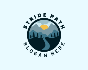 Outdoor Terrain Pathway logo design