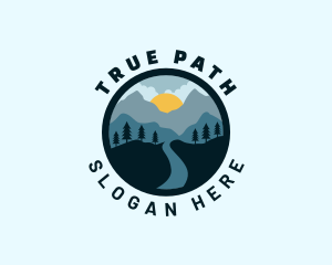 Outdoor Terrain Pathway logo design