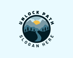 Outdoor Terrain Pathway logo design