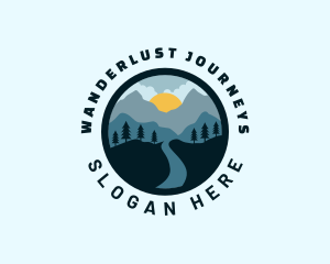 Outdoor Terrain Pathway logo design