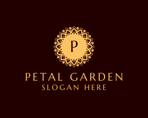 Mandala Flower Pattern Spa logo design