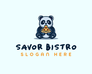 Pizza Panda Restaurant logo design