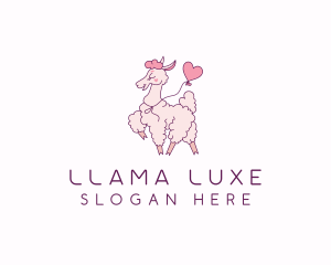 Alpaca Heart Balloon logo