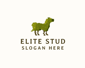 Horse Topiary Plant logo