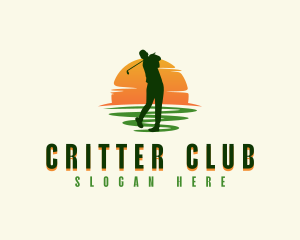 Sports Golf Athlete logo design