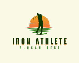 Sports Golf Athlete logo design