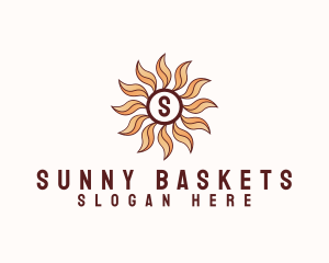 Morning Bloom Sun logo design