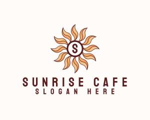 Morning Bloom Sun logo design