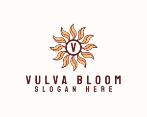 Morning Bloom Sun logo design