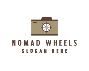 Ship Wheel Camera logo design