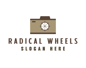 Ship Wheel Camera logo design