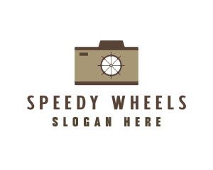 Ship Wheel Camera logo design