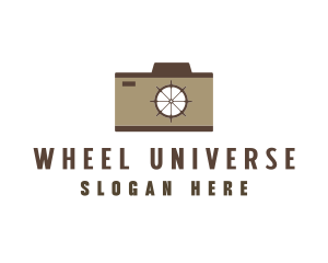 Ship Wheel Camera logo design