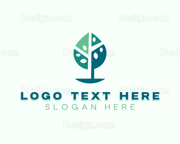 Sustainable Garden Tree Logo