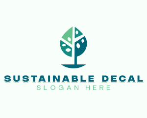 Sustainable Garden Tree logo design