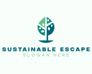 Sustainable Garden Tree logo design