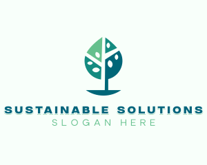 Sustainable Garden Tree logo design