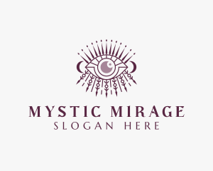 Mystic Moon Eye logo design