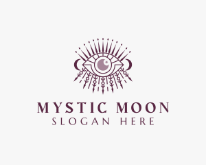 Mystic Moon Eye logo design