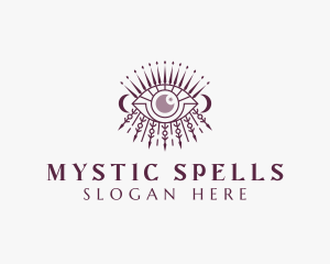 Mystic Moon Eye logo design