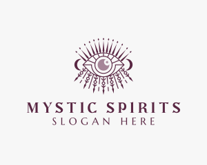 Mystic Moon Eye logo design