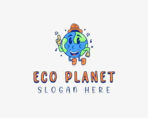 Dancing Planet Earth logo