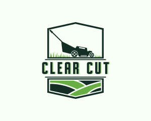 Grass Lawn Landscaping logo design