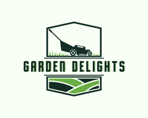 Grass Lawn Landscaping logo design