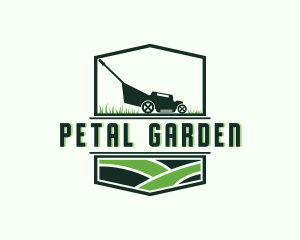 Grass Lawn Landscaping logo design