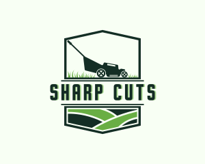 Grass Lawn Landscaping logo design