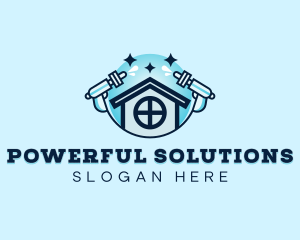 Sanitation Power Washing logo design