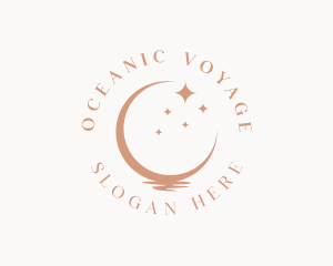 Creative Ocean Moon   logo design