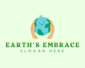 Happy Planet Earth logo design