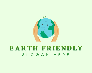 Happy Planet Earth logo design