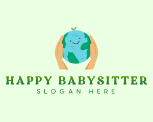 Happy Planet Earth logo design