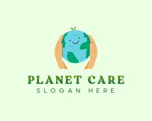 Happy Planet Earth logo design