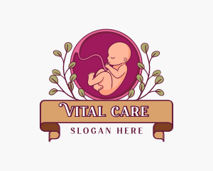 Prenatal Baby Embryo Logo