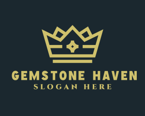 Golden Crown Jeweler logo design