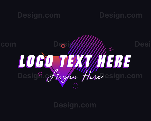 Geometric Pop Business Logo