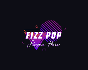 Geometric Pop Business logo design