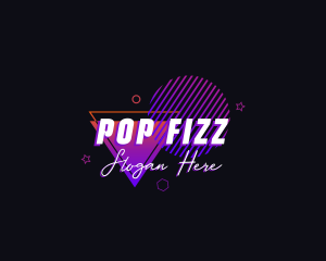 Geometric Pop Business logo design